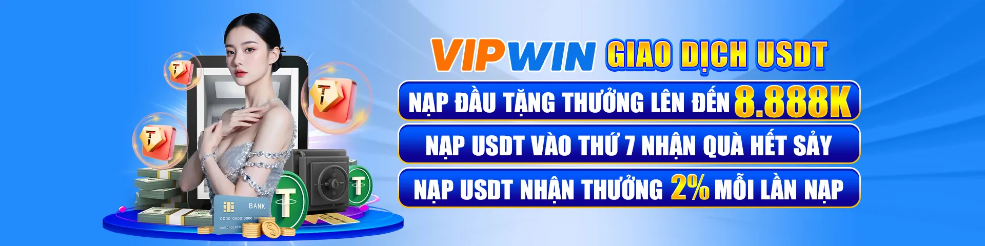 Hình ảnh tổng quan về giao dịch nạp rút tiền an toàn tại rikvip